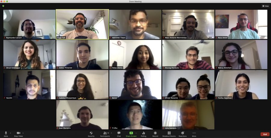 Lab meeting in summer